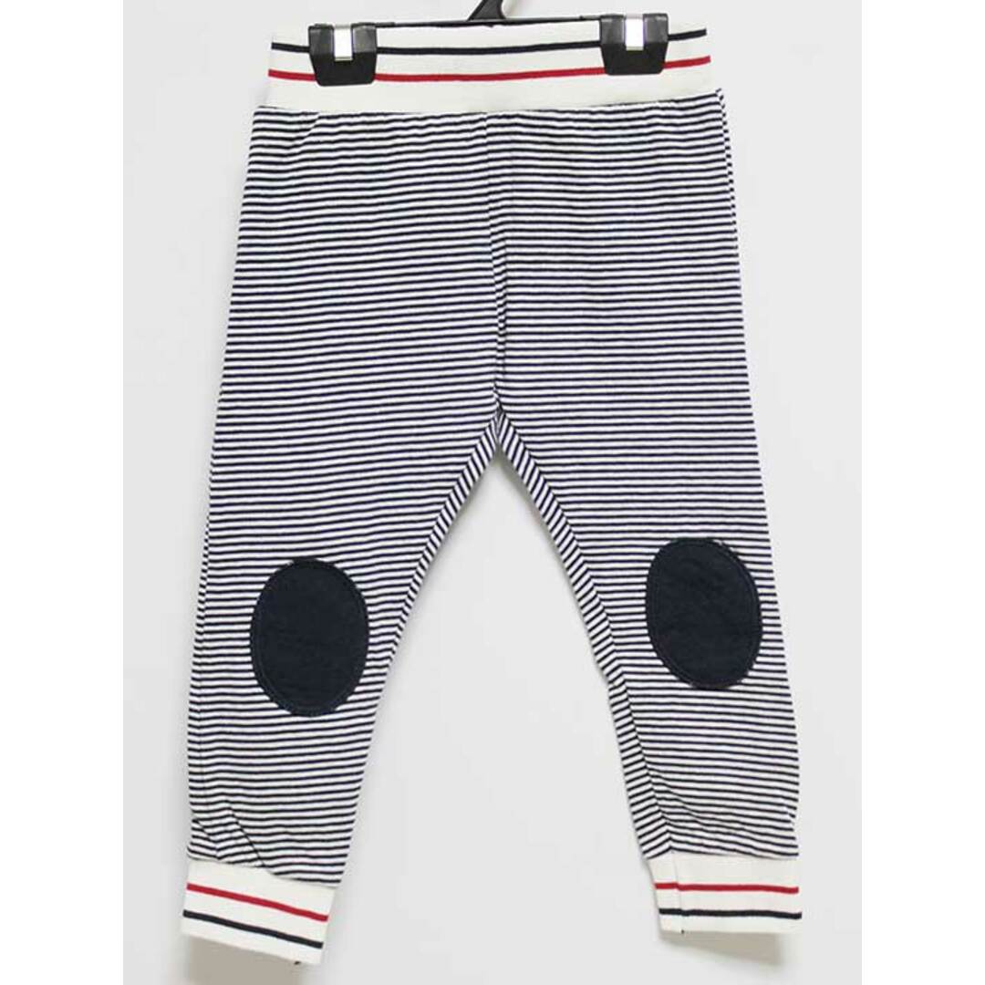 PETIT BATEAU(プチバトー)の【春物 新入荷!】‡プチバトー/PETIT BATEAU‡86cm ロングパンツ/長ズボン 白×紺【中古】子供服 キッズ kids ベビー服 baby 男の子 女の子 春秋 bottoms 623042 キッズ/ベビー/マタニティのベビー服(~85cm)(パンツ)の商品写真