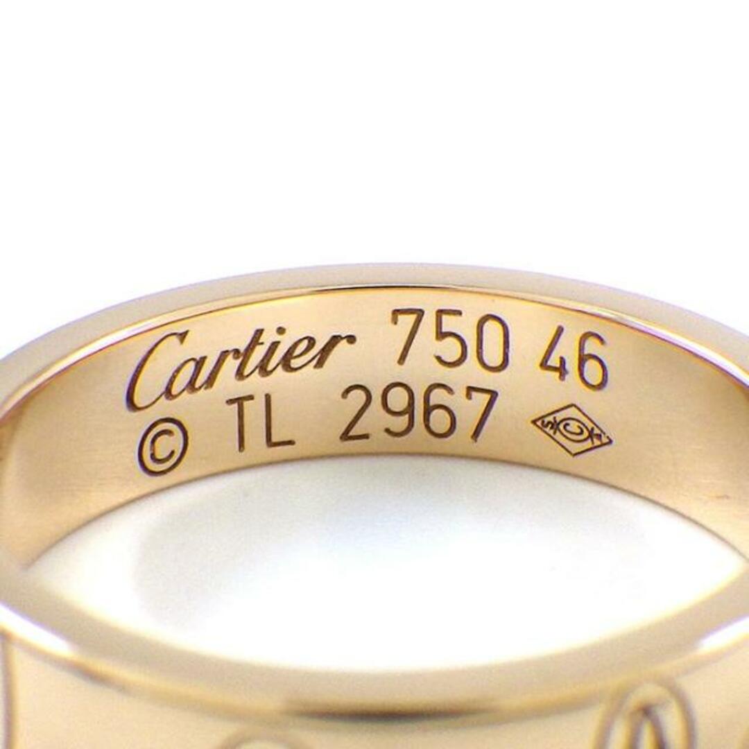 Cartier(カルティエ)のカルティエ Cartier ピンキーリング ハッピーバースデー SM C2 2C ロゴ K18PG 6号 / #46 【中古】 レディースのアクセサリー(リング(指輪))の商品写真