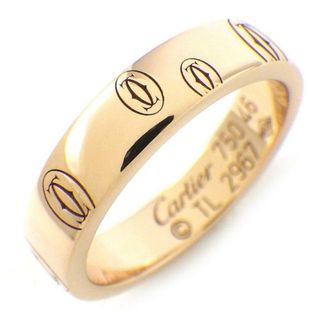 カルティエ(Cartier)のカルティエ Cartier ピンキーリング ハッピーバースデー SM C2 2C ロゴ K18PG 6号 / #46 【中古】(リング(指輪))