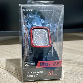 エレコム(ELECOM)のエレコム Apple Watch 41mm Series 8 7 バンド一体型(その他)