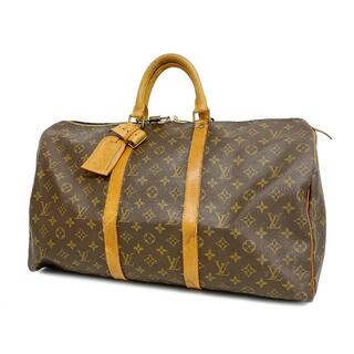 ルイヴィトン(LOUIS VUITTON)の【4ge4411】ルイヴィトン ボストンバッグ/モノグラム/キーポル50/M41426/ブラウン【中古】メンズ/レディース/ユニセックス(ボストンバッグ)