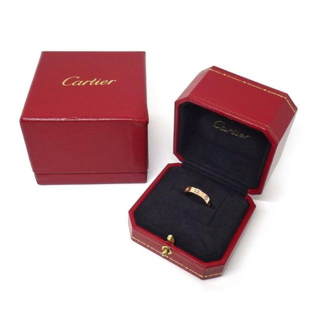 Cartier(カルティエ)のカルティエ Cartier リング ラブ ウェディング バンド 4mm B4050800 フル 8ポイント ダイヤモンド 0.19ct K18PG 8号 / #48 【中古】 レディースのアクセサリー(リング(指輪))の商品写真