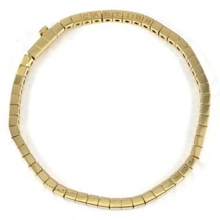 カルティエ(Cartier)のカルティエ Cartier ブレスレット ラニエール B6014901 ロゴ スクエア K18YG 【中古】(ブレスレット/バングル)