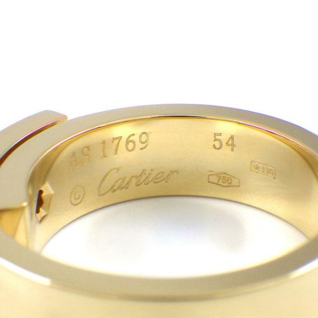 Cartier(カルティエ)のカルティエ Cartier リング アニバーサリー 1ポイント ダイヤモンド K18YG 15号 / #54 【中古】 レディースのアクセサリー(リング(指輪))の商品写真