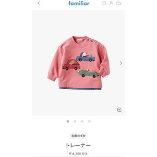 ファミリア(familiar)のファミリア トレーナー90(Tシャツ/カットソー)