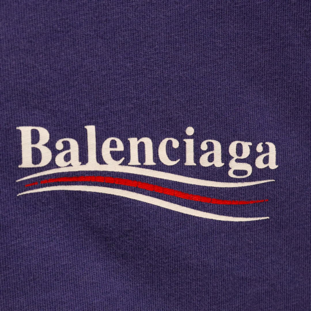 Balenciaga(バレンシアガ)のBALENCIAGA バレンシアガ 19SS キャンペーンロゴプリント半袖Tシャツ 508203 TAV44 パープル メンズのトップス(Tシャツ/カットソー(半袖/袖なし))の商品写真