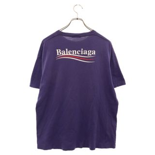 バレンシアガ(Balenciaga)のBALENCIAGA バレンシアガ 19SS キャンペーンロゴプリント半袖Tシャツ 508203 TAV44 パープル(Tシャツ/カットソー(半袖/袖なし))