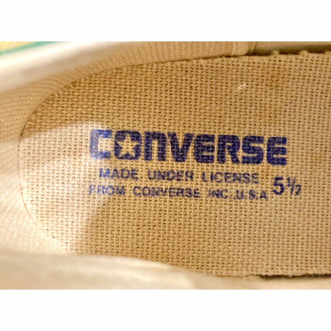 CONVERSE(コンバース)の★希少レア!コンバース オールスター 緑 デッド ビンテージ 241★ レディースの靴/シューズ(スニーカー)の商品写真