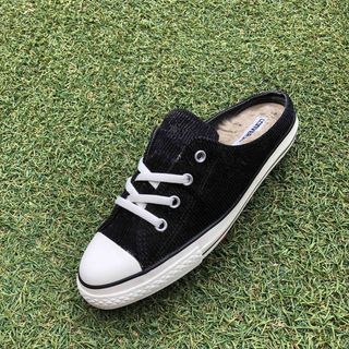 コンバース(CONVERSE)の美品24 コンバース オールスター コードュロイ ミュール スリッポン HA7(スニーカー)