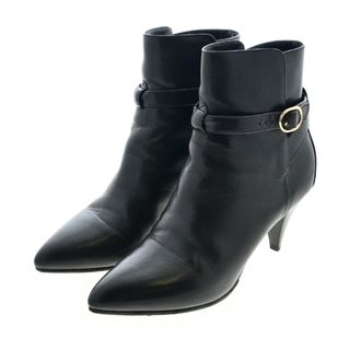 celine - CELINE セリーヌ ブーツ EU36(22.5cm位) 黒 【古着】【中古】