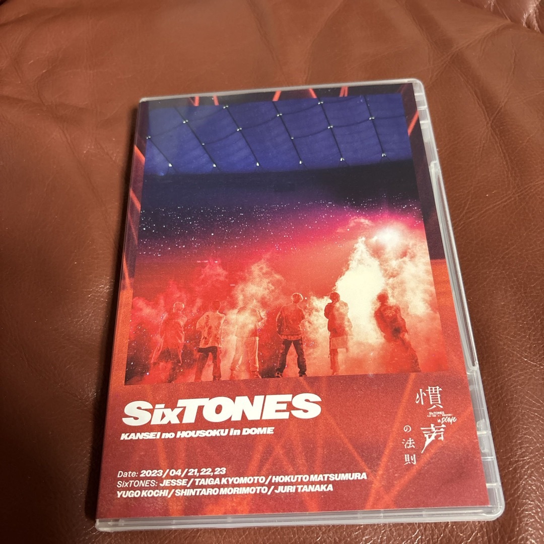 SixTONES(ストーンズ)の慣声の法則　in　DOME DVD エンタメ/ホビーのDVD/ブルーレイ(ミュージック)の商品写真