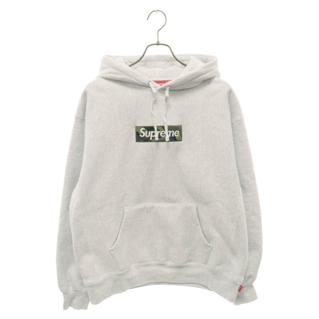 Supreme(シュプリーム)のSUPREME シュプリーム 23AW Box Logo Hooded Sweatshirt ボックスロゴ フーデッド スウェットシャツ プルオーバー パーカー グレー メンズのトップス(パーカー)の商品写真