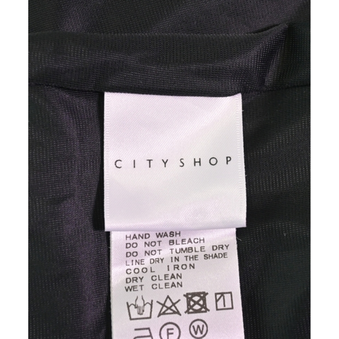 CITYSHOP(シティショップ)のCITYSHOP シティーショップ ブラウス F 黒x緑x白等(総柄) 【古着】【中古】 レディースのトップス(シャツ/ブラウス(長袖/七分))の商品写真