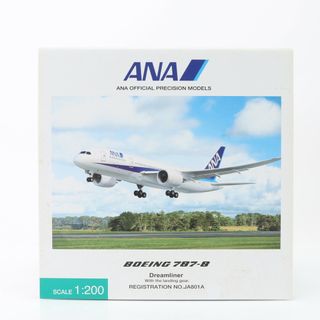 全日空商事 ANA 飛行機 模型 ボーイング 787-8 JA801A NH20039 Dreamliner ドリームライナー 1/200 スケール 航空機 EEM U25-3(模型/プラモデル)