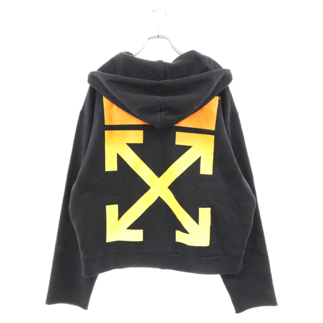 OFF-WHITE(オフホワイト)のOFF-WHITE オフホワイト CARAVAGGIO HOODIE カラヴァッジョ フーディ ジップアップ スウェットパーカー ブラック メンズのトップス(パーカー)の商品写真