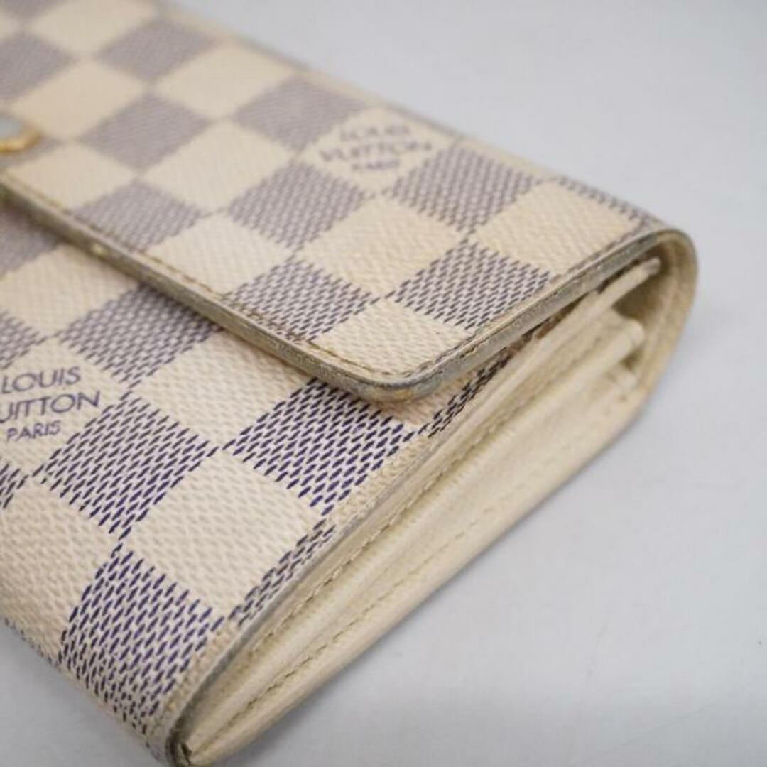 LOUIS VUITTON(ルイヴィトン)の【4ge4563】ルイヴィトン 長財布/ダミエ・アズール/ポルトフォイユサラ/N61735/ホワイト【中古】レディース レディースのファッション小物(財布)の商品写真