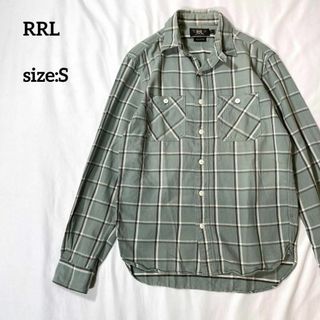 RRL - RRLダブルアールエル　チェックシャツ　グリーン　US規格S