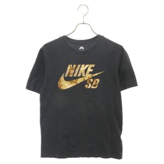 ナイキ(NIKE)のNIKE SB ナイキエスビー カモフラ柄 ロゴプリント 半袖Tシャツ ブラック(Tシャツ/カットソー(半袖/袖なし))