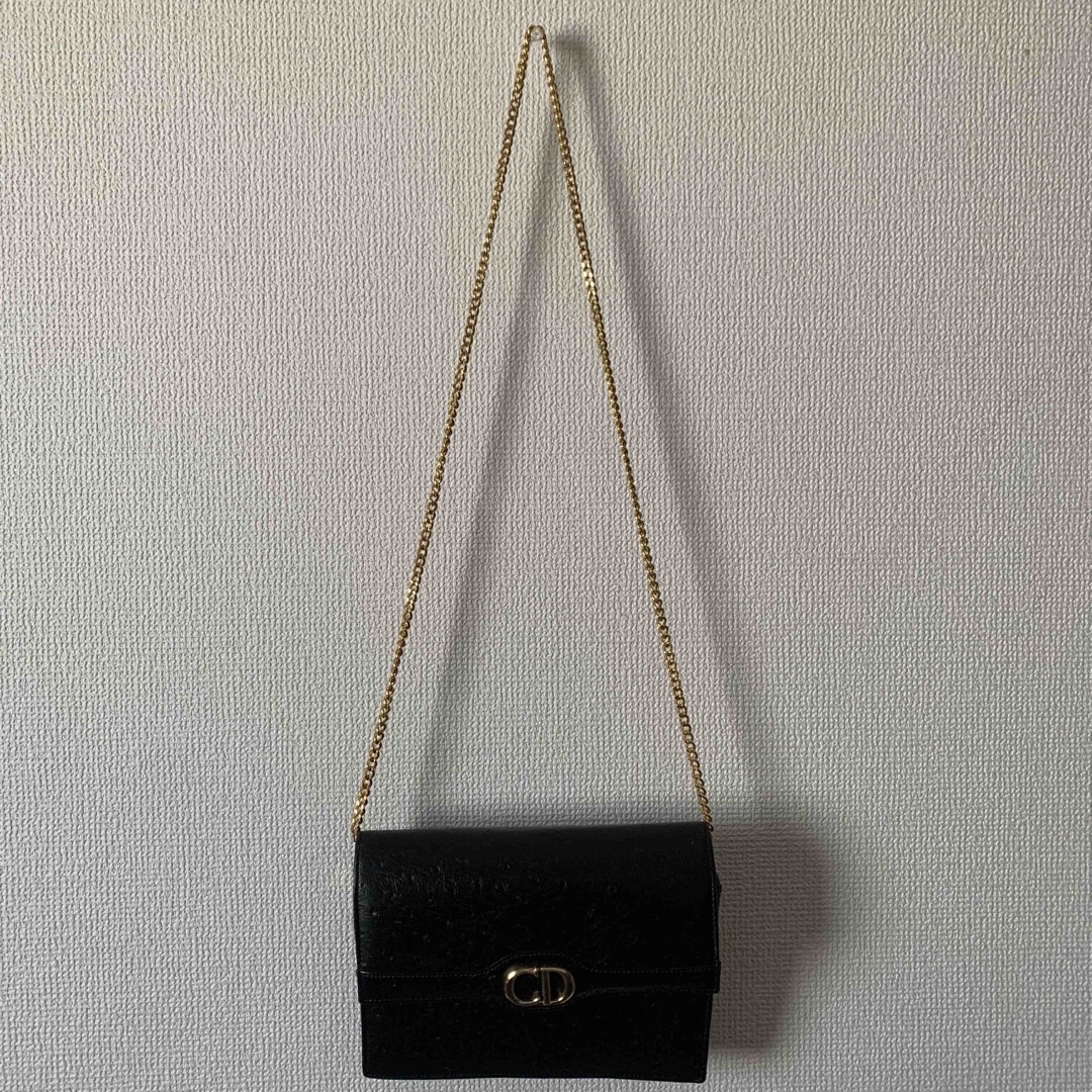 Christian Dior(クリスチャンディオール)のDior ディオール　オーストリッチ　ショルダーバッグ レディースのバッグ(ショルダーバッグ)の商品写真