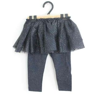 プチバトー(PETIT BATEAU)の【春夏物 新入荷!】†プチバトー/PETIT BATEAU†67cm(6M) スカッツ 紺×ゴールド【中古】子供服 キッズ kids ベビー服 baby 女の子 春夏秋 bottoms 923042(パンツ)