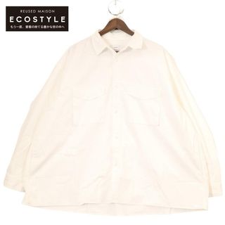 グラフペーパー ホワイト GM221-50063 Garment Dyed Poplin Fatigue Shirt Ｆ(その他)