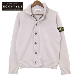 ストーンアイランド(STONE ISLAND)のストーンアイランド ライトグレー 611550LA3 ニット ブルゾン M(その他)