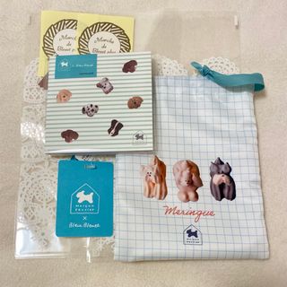 ブルーブルーエ(Bleu Bleuet)のmaison terrier メゾンテリア 巾着 メモ 2点セット 完売アイテム(ポーチ)