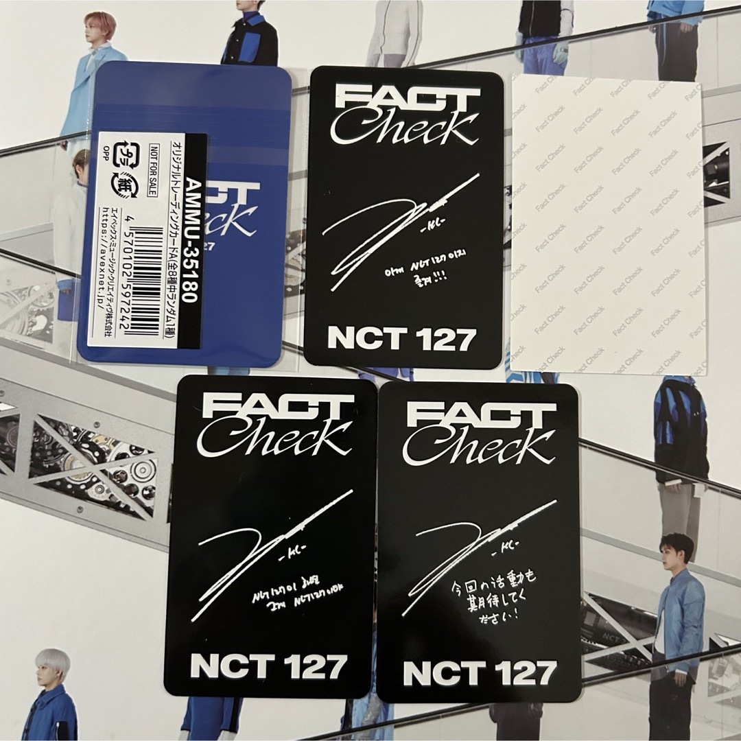 NCT127(エヌシーティー127)のNCT 127 Fact Check ヘチャン トレカ mumo qr エンタメ/ホビーのCD(K-POP/アジア)の商品写真