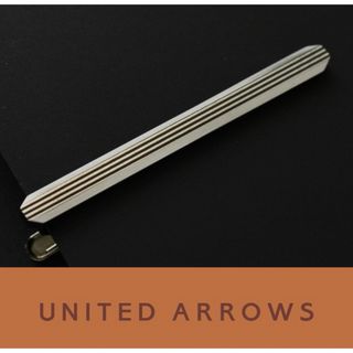 ユナイテッドアローズ(UNITED ARROWS)の4378◆ユナイテッドアローズ◆ネクタイピン◆ガンメタリック◆タイピン～タイバー(ネクタイピン)