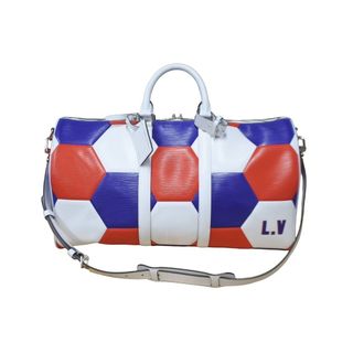 ルイヴィトン(LOUIS VUITTON)のLOUIS VUITTON ルイヴィトン キーポル バンドリエール50 ボストンバッグ 2018FIFAワールドカップ エピレザー 美品 中古 61619(ボストンバッグ)