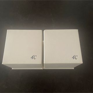 ヨンドシー(4℃)の【未使用】4℃◆箱付き指輪ケース◆2個セット(その他)