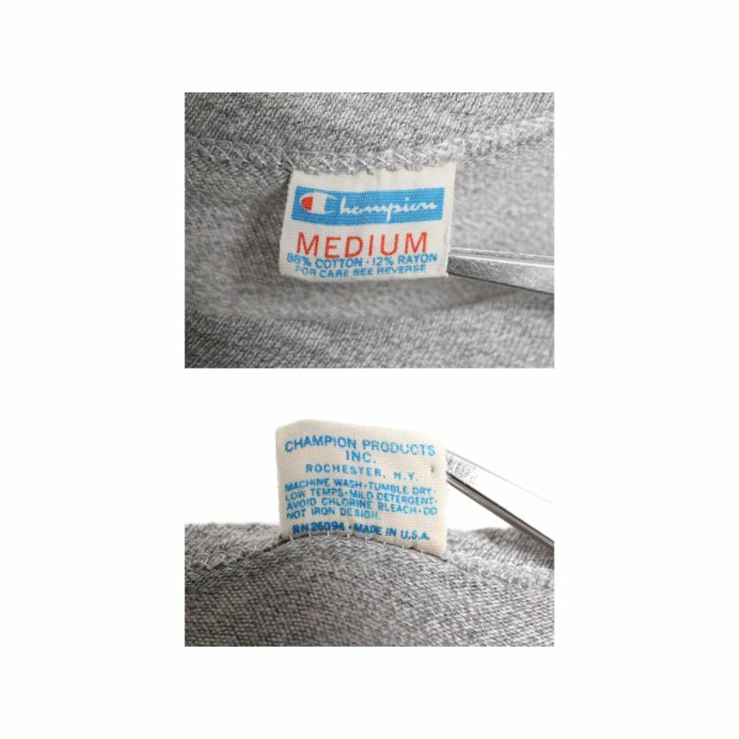 Champion(チャンピオン)の70s USA製 ★ チャンピオン x ウールリッチ プリント Tシャツ メンズ M 70年代 ヴィンテージ Champion バータグ Woolrich 88 12 霜降り 灰 メンズのトップス(Tシャツ/カットソー(半袖/袖なし))の商品写真