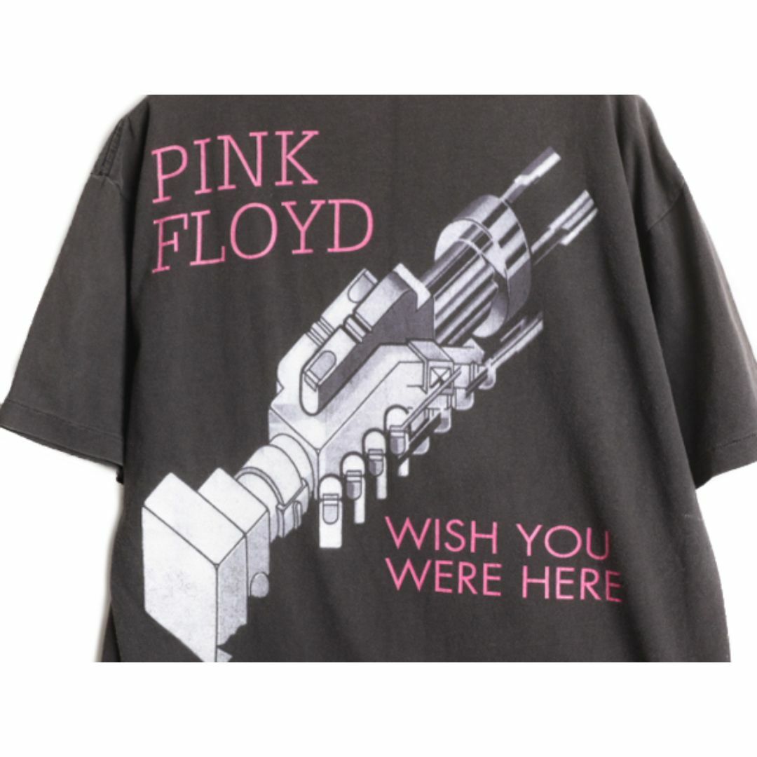 90s USA製 ★ ピンクフロイド イラスト プリント Tシャツ メンズ L / 90年代 PINK FLOYD オフィシャル バンド シングルステッチ BROCKUM 黒 メンズのトップス(Tシャツ/カットソー(半袖/袖なし))の商品写真