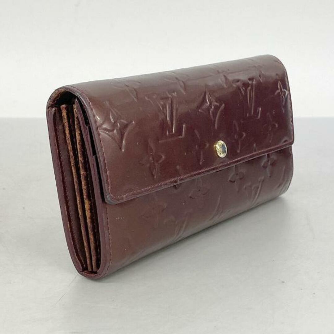 LOUIS VUITTON(ルイヴィトン)の★SALE 【4ge4598】ルイヴィトン 長財布/ヴェルニ/ポルトフォイユサラ/M91521/ルージュフォーヴィスト【中古】レディース レディースのファッション小物(財布)の商品写真