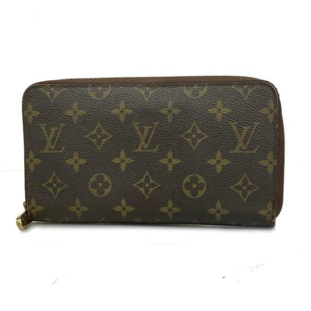 LOUIS VUITTON(ルイヴィトン)の【4ge4605】ルイヴィトン 長財布/モノグラム/ジッピーオーガナイザー/M60002/ブラウン【中古】メンズ/レディース/ユニセックス レディースのファッション小物(財布)の商品写真