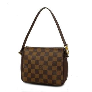 ルイヴィトン(LOUIS VUITTON)の【4ge4607】ルイヴィトン ポーチ/ダミエ/トゥルースメイクアップ/N51982/エベヌ【中古】レディース(ポーチ)