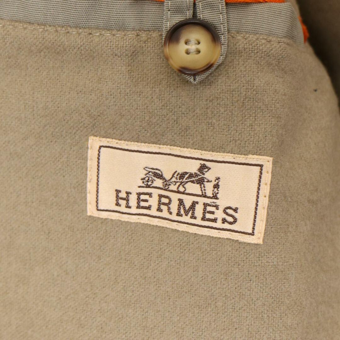 Hermes(エルメス)のエルメス グレー ナイロン ダッフルコート 50 メンズのジャケット/アウター(その他)の商品写真