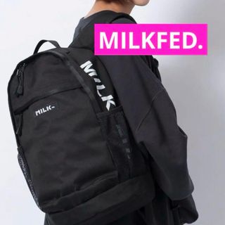 MILKFED.ロゴありバックパック