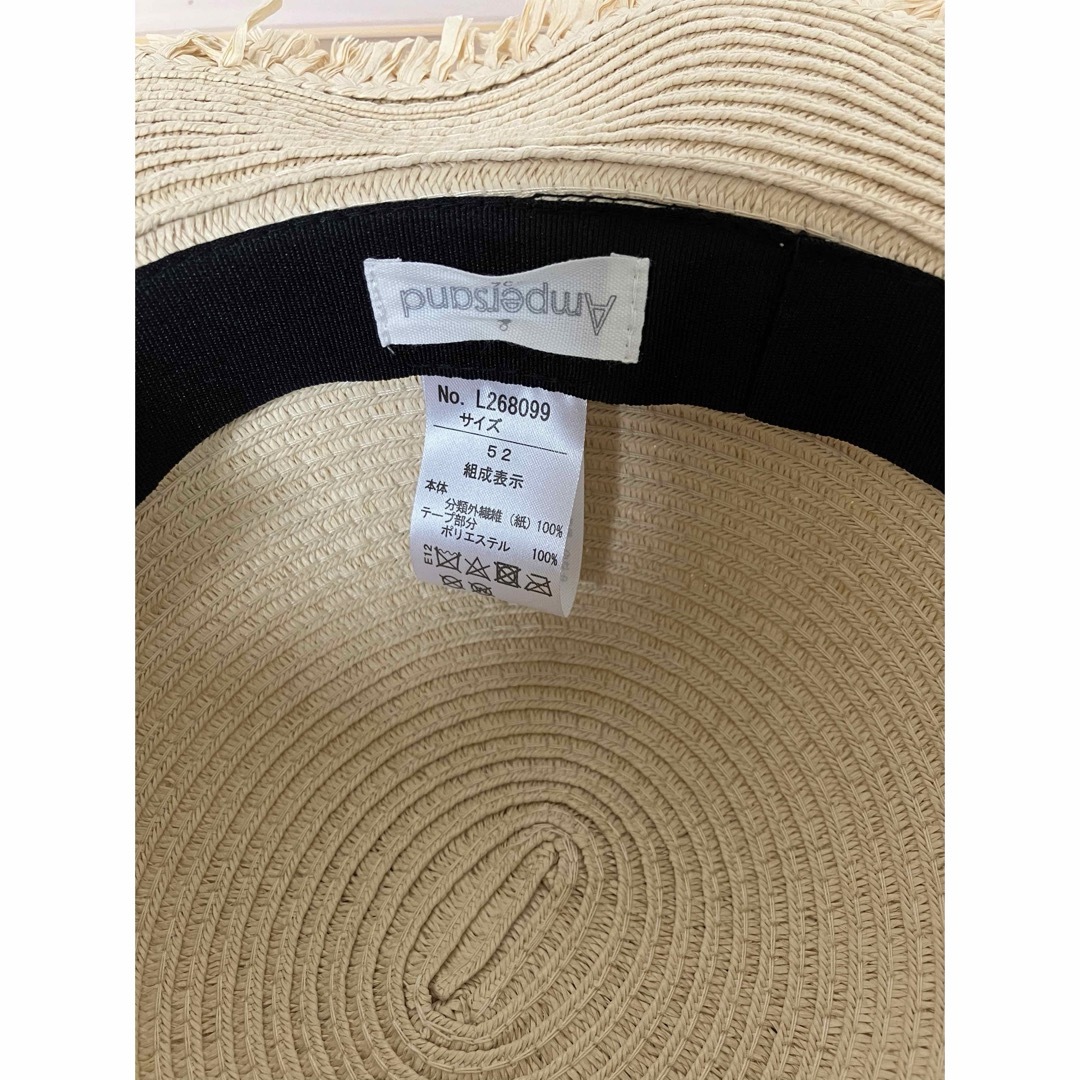 麦わら帽子☆52.56 キッズ/ベビー/マタニティのこども用ファッション小物(帽子)の商品写真