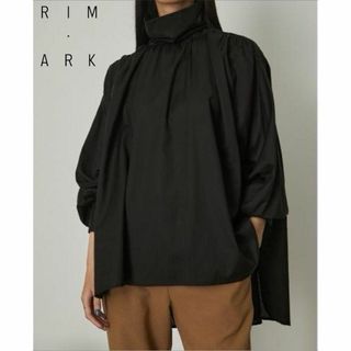 リムアーク(RIM.ARK)のRIM.ARK Long neck gather tops リムアーク(シャツ/ブラウス(長袖/七分))