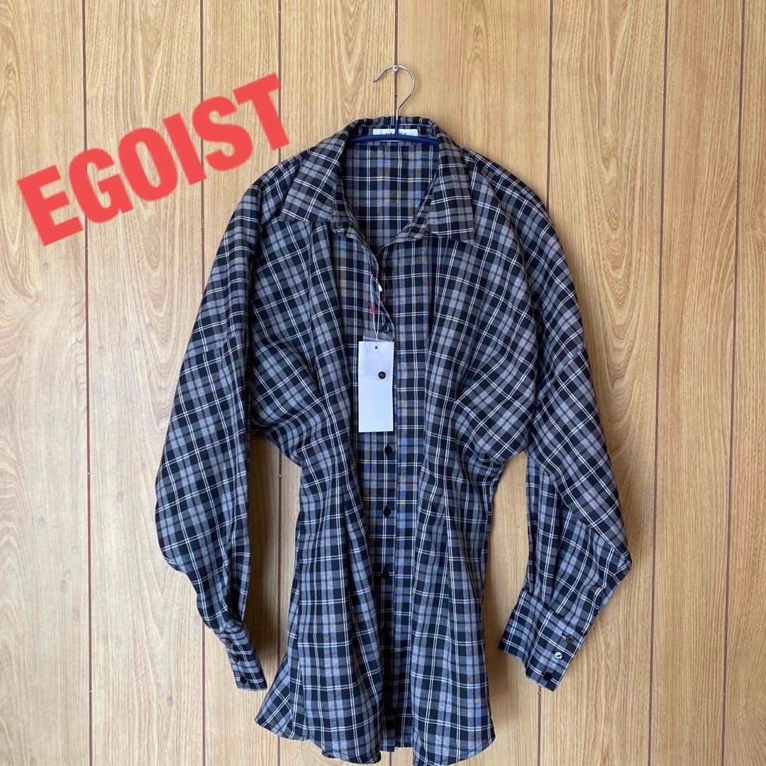 EGOIST(エゴイスト)のEGOIST シャツ　ブラウス　新品タグ付き レディースのトップス(シャツ/ブラウス(長袖/七分))の商品写真
