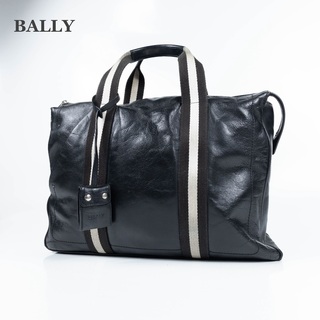 バリー(Bally)の【BALLY】バリー　ビジネスバッグ　レザー　ブラック　カデナ　A4収納可(ビジネスバッグ)