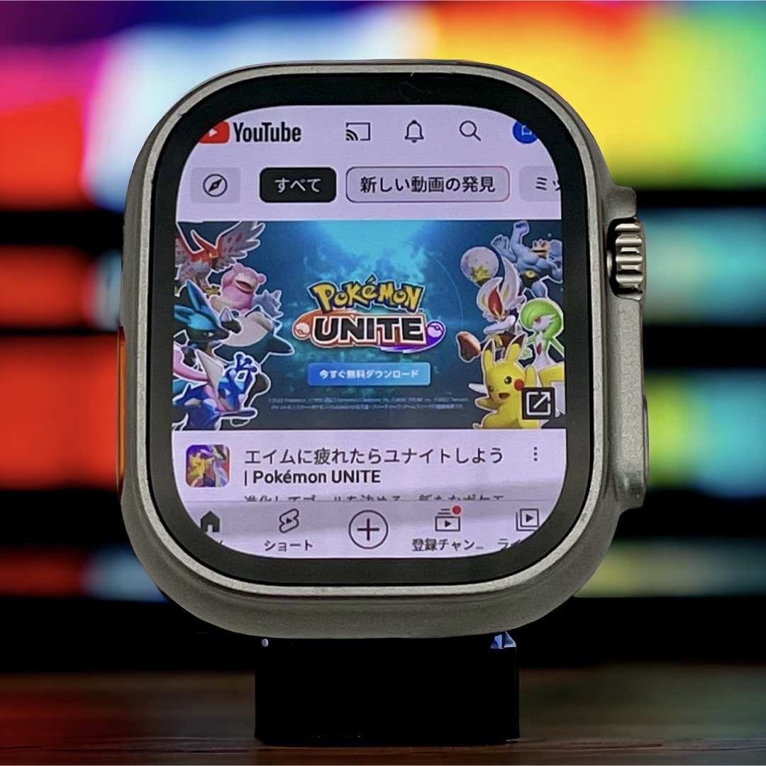 HK ULTRA ONE  4G動画視聴可 Android搭載 バンドブラック メンズの時計(腕時計(デジタル))の商品写真