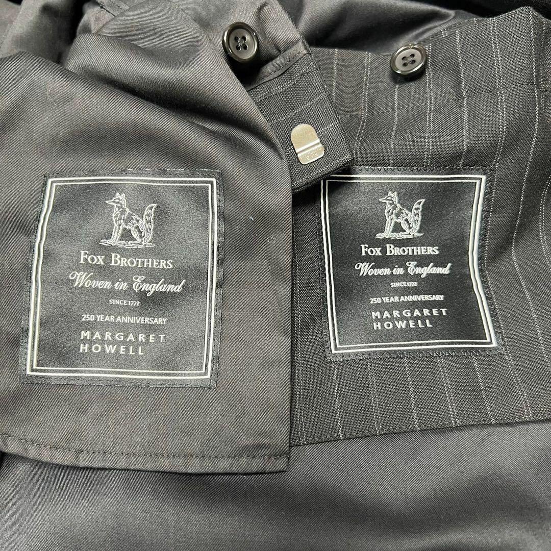 MARGARET HOWELL(マーガレットハウエル)のマーガレットハウエル×FOX BROTHERS 22AW ストライプセットアップ レディースのフォーマル/ドレス(スーツ)の商品写真