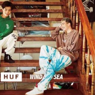 ウィンダンシー(WIND AND SEA)のWIND AND SEA × HUF ウィンダンシー ハフ スウェット パンツ(その他)