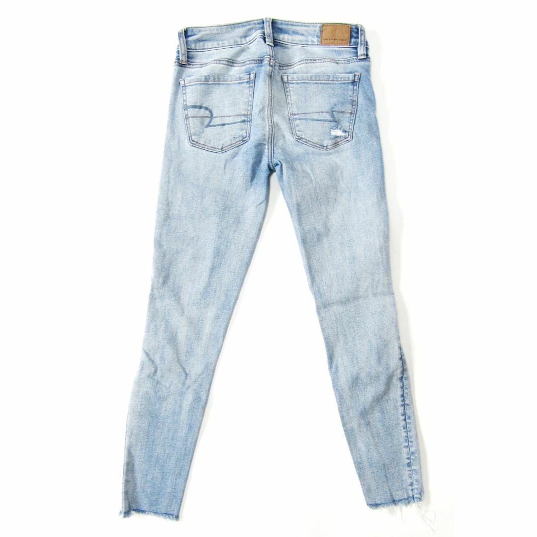 American Eagle(アメリカンイーグル)のアメリカンイーグル▼ジェギング▼クラッシュ加工▼US00SHORT▼W約72cm レディースのパンツ(デニム/ジーンズ)の商品写真