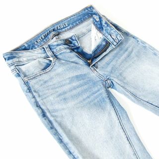 アメリカンイーグル(American Eagle)のアメリカンイーグル▼ジェギング▼クラッシュ加工▼US00SHORT▼W約72cm(デニム/ジーンズ)