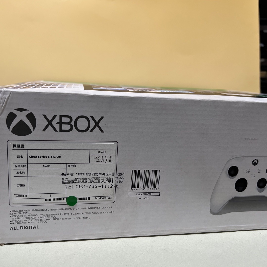 Xbox(エックスボックス)のMicrosoft XBOX Series S 512GB ホワイト エンタメ/ホビーのゲームソフト/ゲーム機本体(家庭用ゲーム機本体)の商品写真