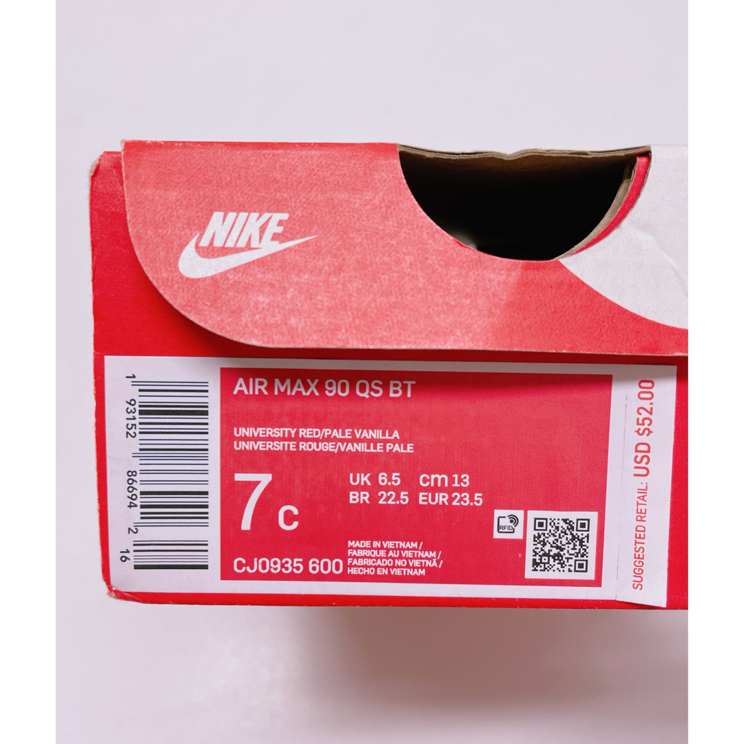 NIKE(ナイキ)の送料無料(定形外)☆新品・未使用 NIKE airmax90 13cm キッズ/ベビー/マタニティのベビー靴/シューズ(~14cm)(スニーカー)の商品写真