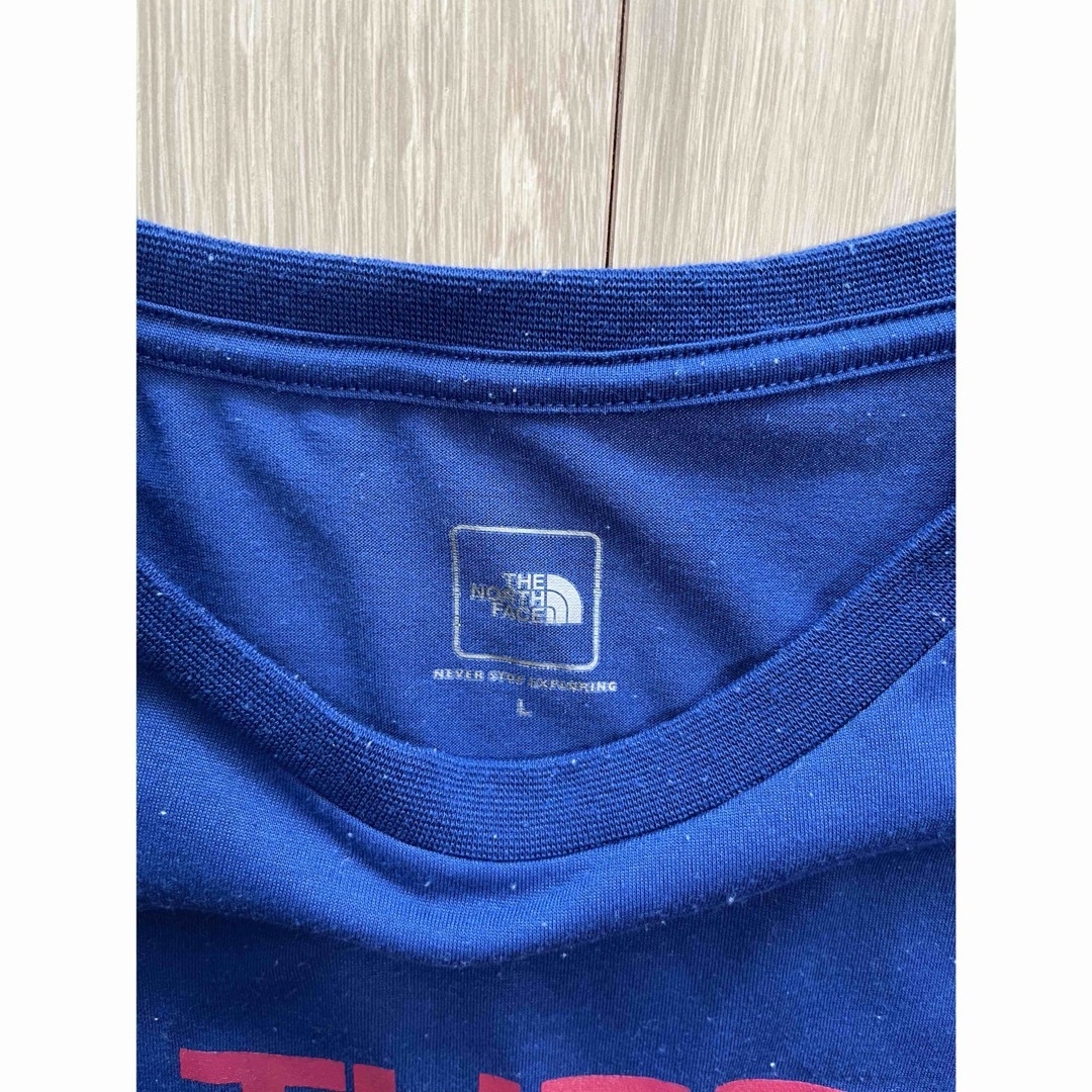 THE NORTH FACE(ザノースフェイス)のTシャツ2点の価格。ノースフェイスTシャツLサイズ　青 メンズのトップス(Tシャツ/カットソー(半袖/袖なし))の商品写真